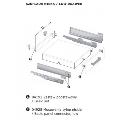 Szuflada StarMotion Srebrna...
