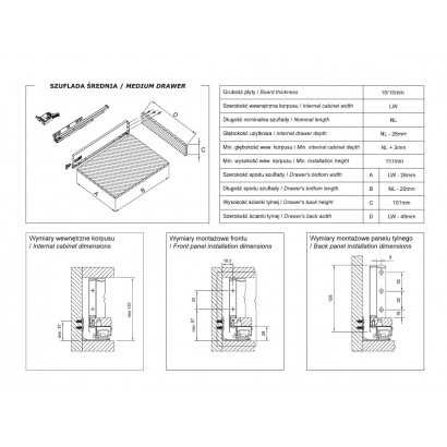 Szuflada Designo Cichy...