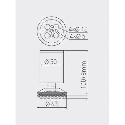 Nóżka meblowa z regulacją...
